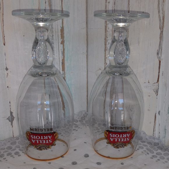 Pair of Stella Artois 33 Centiliter Beer Chalices - Picture 3 of 7